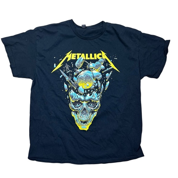 Metallica M72 World Tour T Shirt XL Black 100% Cotton - Picture 2 of 7